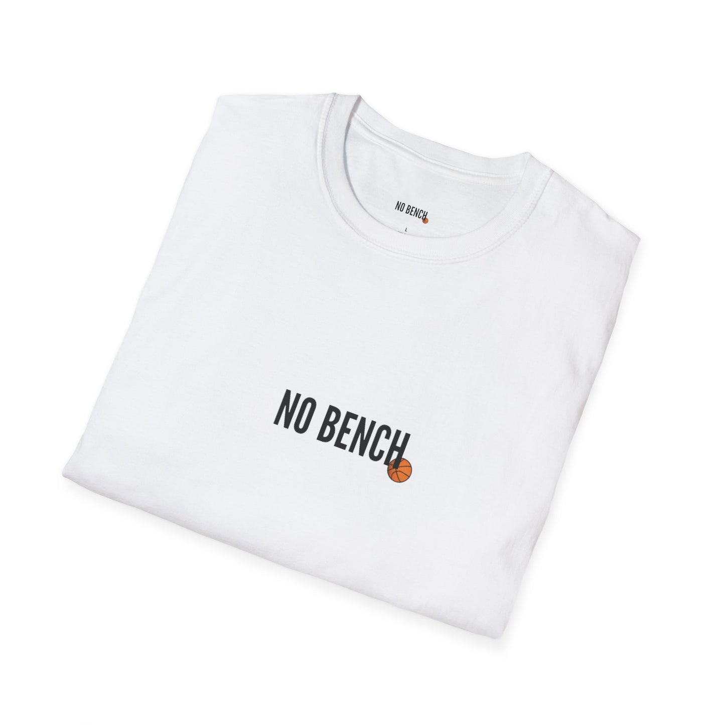 T shirt unisex Blanc et orange